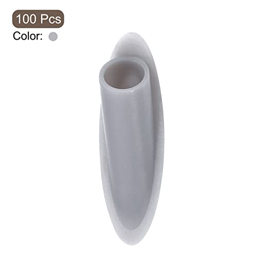 MECCANIXITY 9mm Plastic Pocket Hole Plugs,Wood Plugs for Pocket Hole Jig Working Tool Accessories,Grey Pack of 100 - color: Gray
