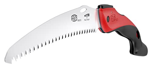 FELCO 603 Folding Pruning Saw – Curved Pull-Stroke Saw for Tree Trimming & Elevated Cut | Tree Branch Cutter | Folding Handsaw with Chrome-Plated 8" Blade, Non-Slip Handle, Blade Lock, Swiss Precision