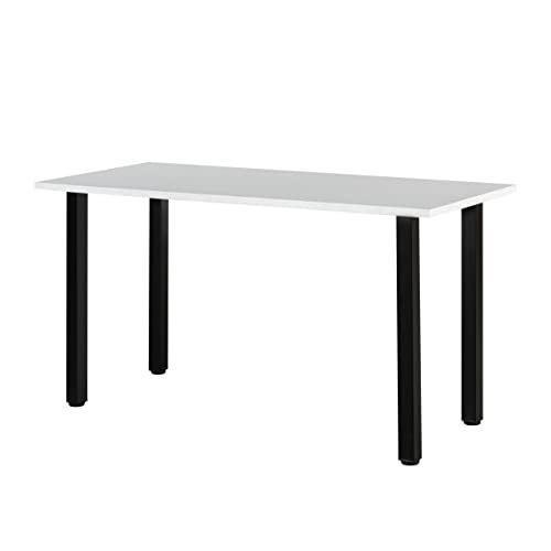 40 Inch Table Legs,Black Set of 4, with Adjustable Feet Pads. - size: 40"