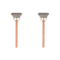 Dremel 531-02 Stainless Steel Brushes (2 Pack), 1/2" Diameter - size: 2-Piece, style: Stainless Steel Brush