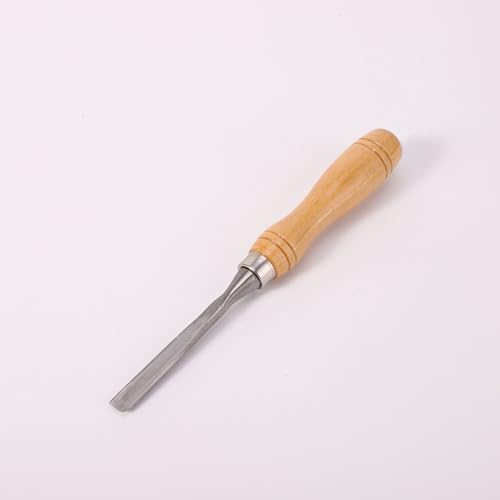 Buyohlic 12-Pieces Woodworking Wood Chisel Carving Tool Set with Wooden Box Razor Sharp CR-V 60 Steel Blades