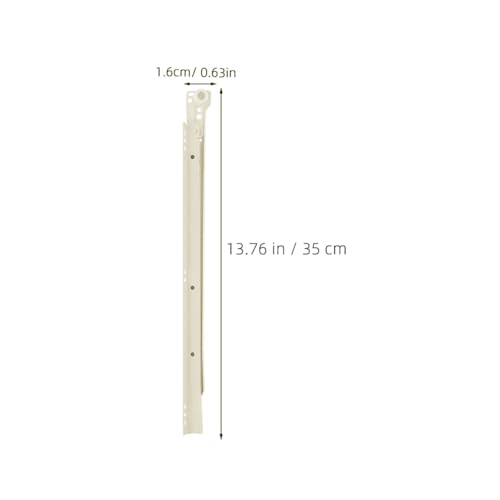 Lurrose Drawer Replacement Rails 2 Pack 13.77 in Drawer Slide Track Heavy Duty Slides with Smooth Operation Locking Mechanism for Wardrobes Dressers Keyboard Trays