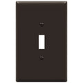 ENERLITES Oversized Toggle Light Switch Cover, Jumbo Plate, 1 Pack, Brown - color: Brown, size: Over-Size