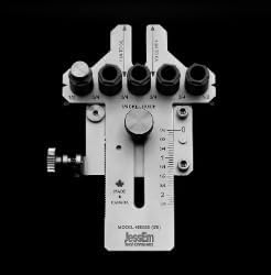 JessEm 08358 Seasoned Pro Stainless Steel Dowelling Jig Complete Kit with 1/4", 3/8" and 1/2" Guides, Three Angle Bases, Wall Bracket, Precision Woodworking Joinery Tool