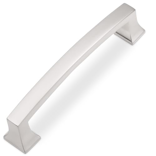 COTYKILEY 10 Pack 4 Inch(102mm) Brushed Satin Nickel Cabinet Handles Kitchen Cabinet Pulls Cabinet Door Handles Kitchen Cabinet Hardware - color: Brushed Satin Nickel, size: 4" Hole Center（102MM）
