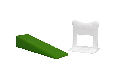 Lev Tec Tile Leveling System Wedges 250 Count Bag, Tile Lippage System