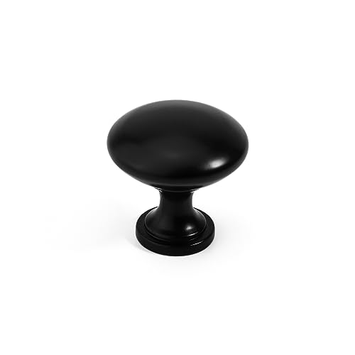 Drawer Knobs Kitchen Cabinet Knobs Dresser Handles Modern Cabinet Pulls Single Hole Knobs-Matt Black Furniture Handle,2 Pack - color: Matt Black, size: 2 Pack (Single Hole Knob)