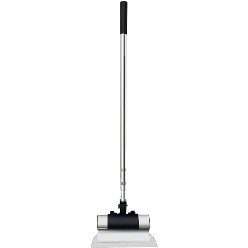 VEVOR Skimming Blade Set,10"+16"+24" Blades + 35"-78" Extension Handle，European Stainless Steel Construction Knife, Aluminum Blade Profile Smoothing Knockdown Spatula for Gyprock/Drywall/Wall-Board - size: 10"+16"+24", style: With Extension Handle
