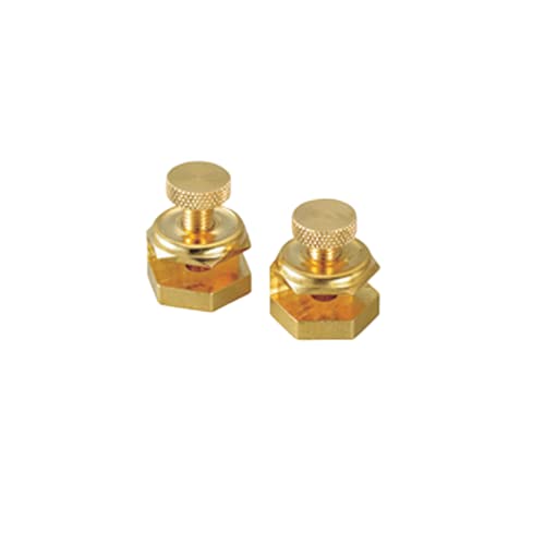 Johnson Level & Tool 405 Stair/Square Gauge Set – 2/Card, Brass Plated, 2 Pack - size: No Size, style: Brass Stair Guage