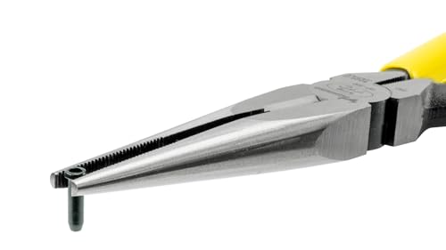 Tsunoda RP-200, Precision 8-Inch Long Nose Pliers, High-Accuracy Tip Alignment, Made in Japan - size: 8-Inch w/o Spring