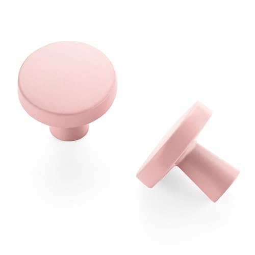 Ravinte Pink Drawer Pulls, 1-1/4 Inch Cabinet Knobs,25 Pack - color: Pink