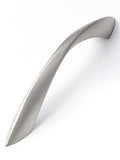 10 Pack Brushed Nickel Cabinet Pulls 3-3/4 Inch Arch Twisted Silver Handles Drawer Kitchen Cupboard Bathroom Dresser Cabinet Hardware Zinc Alloy - color: Brushed Nickel, size: 3.75 inch Hole Centers