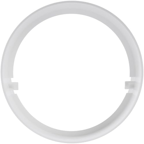 2Pack 4 Inch Duct Connector - Round Plastic Vent Pipe Connector, Extender - Flexible Duct Hose or Straight Dryer Pipe Coupling and Extension - HVAC Intake/Exhaust Ventilation Fitting Adapter - size: Ø 4" Inch - 2Pack