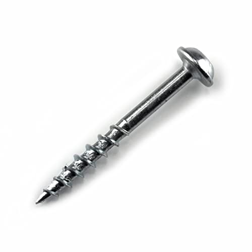 Kreg Zinc Pocket-Hole Screws, Pocket Hole Screws, 250 Count, 1-1/2 Inch