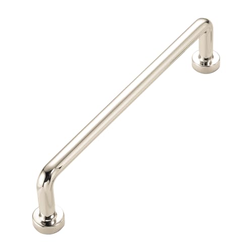 khtumeware 10 Pack Polished Nickel Cabinet Pulls 5 Inch(128mm) Hole Centers Cabinet Handles Kitchen Hardware Straight Bar for Cabinets and Drawer Pulls - color: Polished Nickel, size: 5"(128mm) Hole Center, style: 10 Pack