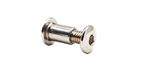10-Pack M6 x 10mm Rivet Hex Socket Head Cap Connecting Bolt and Barrel Nut for Furniture - size: M6 x 10mm 10-Pack