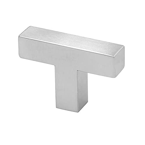 Goldenwarm 5 Pack Brushed Nickel Cabinet Knobs，Single Hole Drawer Knobs - color: Brushed Nickel, size: Single Hole