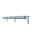 Custom Cut-to-Size Premium Wall-Mounted Shelf with Rod and Bracket Kit. 3/4" Thick Shelves, 14 inches deep. Customize the Length from 16" up to 72". - color: Grey - Black, size: 44 - 72