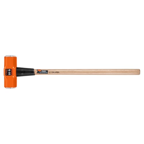 Truper 30923 20-Pound Sledge Hammer, Hickory Handle, 36-Inch - size: 20 lb, style: Hickory