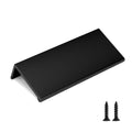 Rergy 10 Pack 2-1/2" Cabinet Pulls Black Finger Pulls for Cabinets - color: Black, size: Hole Center: 2-1/2in(64mm)