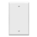 ENERLITES Blank Cover Wall Plate, Gloss Finish, Standard Size 1-Gang 4.50" x 2.76", Polycarbonate Thermoplastic, 8801-W, White - color: White, size: Standard