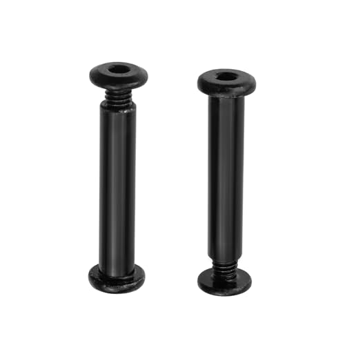20 Sets M6 x 40mm Black Binding Post Screws,Hex Drive Rivet Socket - size: M6 x 40mm