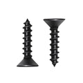 #6 x 5/8 Inch Drywall Screws Phillips Flat Head Black Oxide Screws 100 PCS, Wood Screws for Furniture Cabinet DIY - size: #6×5/8