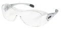 MCR Safety Glasses OG110AF Law Over The Glass Safety Dialectric Glasses, Polycarbonate Clear Lens with UV Protection, Scratch Resistant and Anti-Fog Coating , 1 Pair - color: Clear