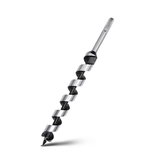 1 x 11.8 Auger Drill Bit for Wood,26x300mm Hex Shank Ship Auger Bit - size: 1 in x 11.8 in
