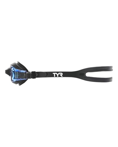 TYR Kids' Swimple Goggles - Colorful Swim Goggles for Beginners - color: Blue/Black