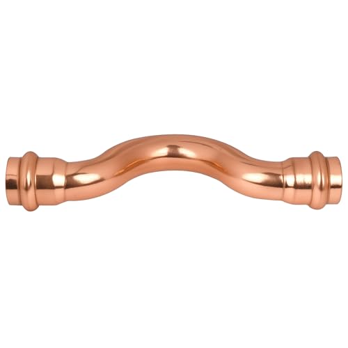 (WDAISY 2 Pack) 3/4" Press Fittings, 3/4 Inch Press Cross-Over For Copper Tube Connection,Lead-Free,UPC,NSF/ANSI61 Certified. - size: 3/4" Copper Press Crossover Elbow – 2P