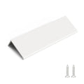 Rergy 10 Pack 4" Cabinet Pulls White Finger Pulls for Cabinets - color: White, size: Hole Center: 4in(102mm)