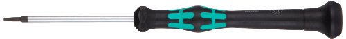 Wera 05118066002 Kraftform Micro 2054 Hexagon Electronics Precision Screwdriver, 1.5mm Head, 60mm Blade Length - size: Hexagon 1.5mm Head, 60mm Blade