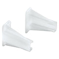 Prime-Line MP7240 Drawer Slide Track Back Brackets (1 Set)