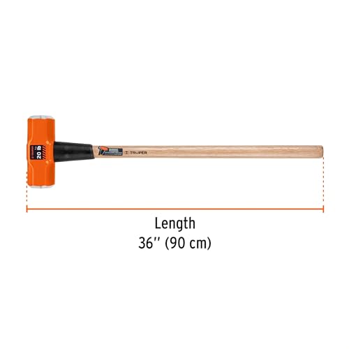 Truper 30923 20-Pound Sledge Hammer, Hickory Handle, 36-Inch - size: 20 lb, style: Hickory