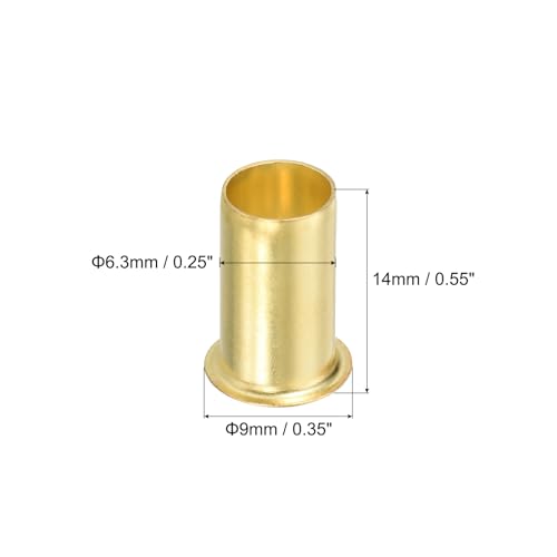 PATIKIL Brass Compression Insert for 3/8" Tube OD 10Pcs Insert Support - size: 3/8 Inch