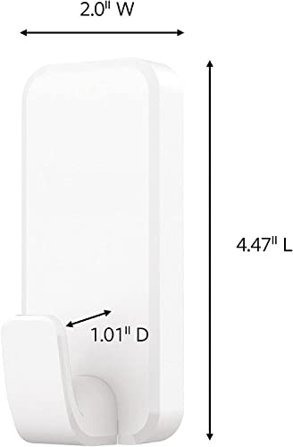 Command X-Large White Hooks, 2 Hooks, 6 Strips