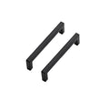 Ravinte Matte Black Cabinet Handles Solid Cabinet Pulls, 4 Inch CC, 5 Pack | Zinc Alloy, Slim Square Bar Grip, Smooth Drawer Pull Feel, Kitchen Cabinet Update, For Cupboards, Dressers, Drawers, Hardware - color: Black, size: Flat Black 4" Hole Center