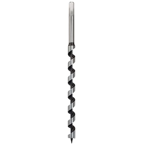 5/8 Inch Wood Auger Drill Bit 12 Inch Long Hex Shank for Hardwood - size: 5/8 x 12 Inch