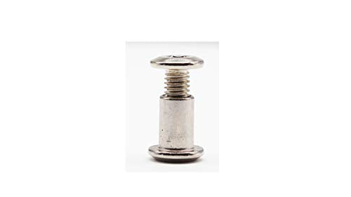 10-Pack M6 x 10mm Rivet Hex Socket Head Cap Connecting Bolt and Barrel Nut for Furniture - size: M6 x 10mm 10-Pack
