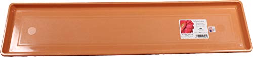 Root & Vessel 10305, Terracotta, Countryside Flower Box Tray, Large (28.25” x 6.5”) - color: Terracotta, size: 28.3" x 6.5" x 1"