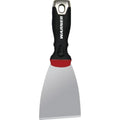 3" Warner 90175 ProGrip Stiff Chiseled Scraper with Hammer Cap - size: 3 Inch, style: Stiff Putty Knife with Hammer Cap