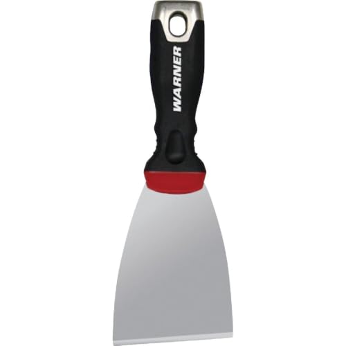 3" Warner 90175 ProGrip Stiff Chiseled Scraper with Hammer Cap - size: 3 Inch, style: Stiff Putty Knife with Hammer Cap
