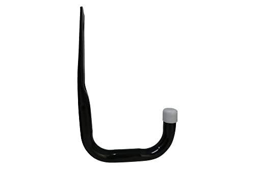 Shepherd Hardware 8089E Heavy Duty Steel 5-Inch Garage Storage Utility Hooks, 4 Pack, Black - color: Black, size: 5 Inch