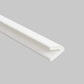 Adhesive V Shape Weatherstrip, Weather Stripping Door Seal Strip Foam Door Frame Insulation Side Jamb Bottom Groove Gap Filler Soundproof V Weatherstripping (White, 1/2 in x 1/2 in x 26 Ft) - color: White