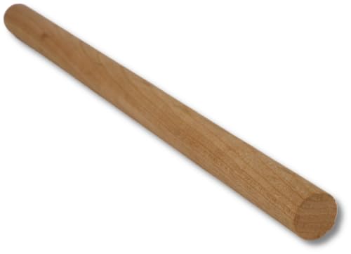 Wooden Dowel Rods - Walnut, Purpleheart, and Cherry in Each Pack - 3/4 x 12 Inch (Pack of 3) - Kiln-Dried Unfinished Natural Hardwood Dowels for Crafts and Woodworking