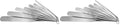 958-G01 Caulking Spatula Set, 7-Piece Caulk Tool Kit（Pack of 2） - size: 3in (Pack of 2)