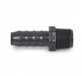 1/2" Barbed Insert x 1/2" Male NPT Threaded PVC Adapter, Sch 40-1pcs - size: 1/2" Barbed Insert x 1/2" MNPT, style: Adapter
