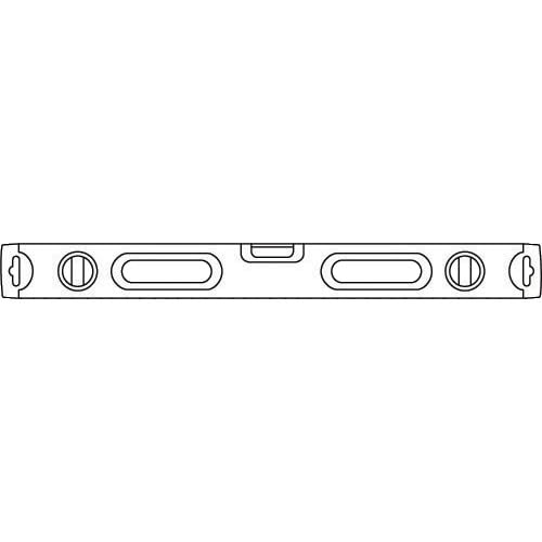 Bahco 466-1200-M Magnetic Spirit Level with 3 Vials ±0.5 mm/m, Orange/Silver/Grey - size: 120cm magnetisch