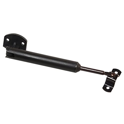 RV Designer H279, Door Support Strut, Plastic and Metal, Spring-Loaded 6-1/4 inch, Cabinet Hardware, Black, 2 Per Pack - style: Plastic and Metal